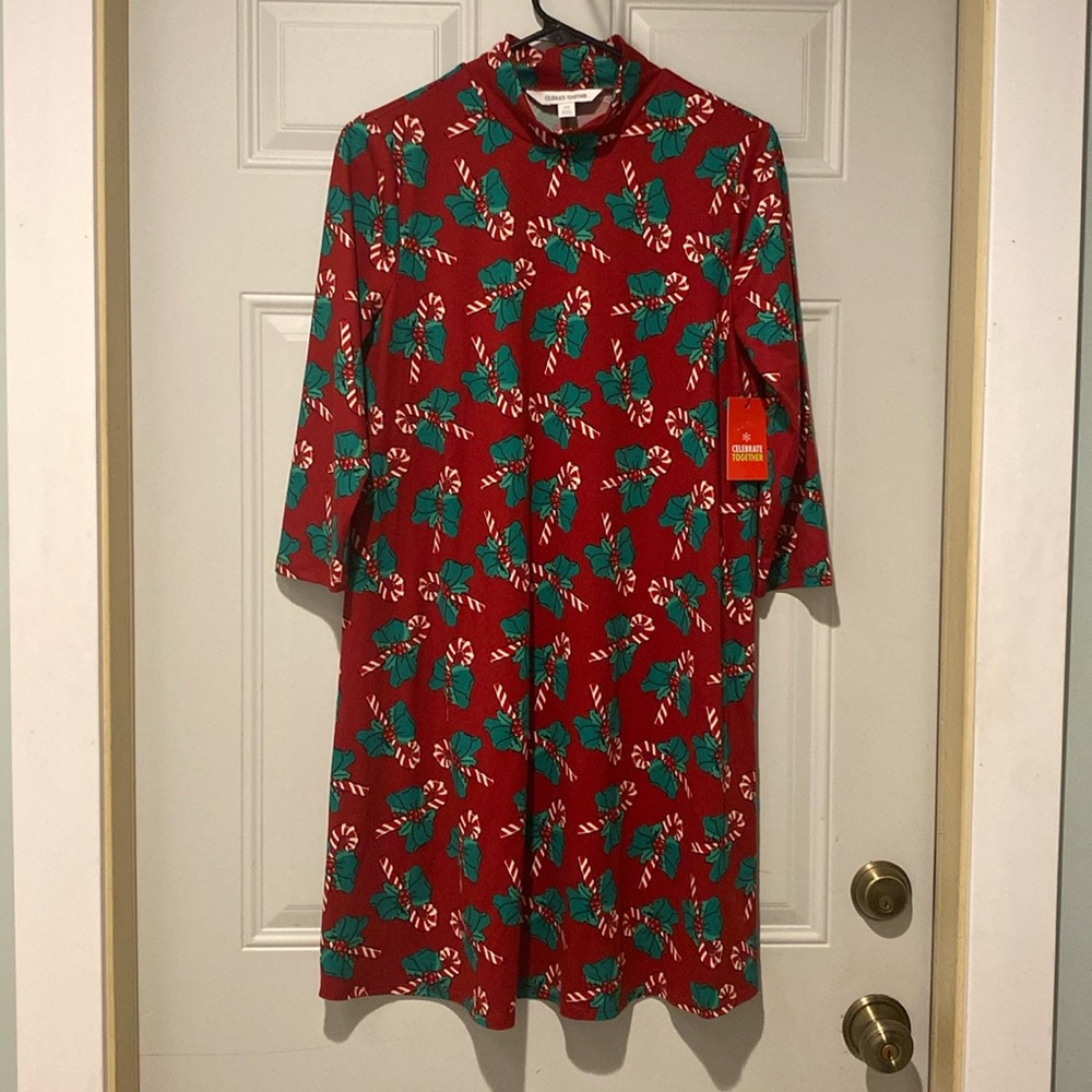 Celebrate Together Candy Cane Dress Size XS
